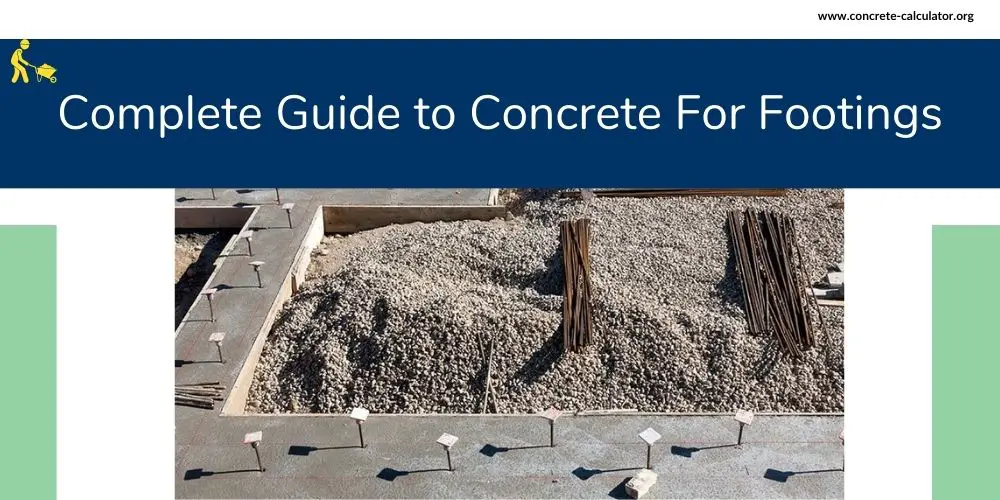 Concrete For Footings